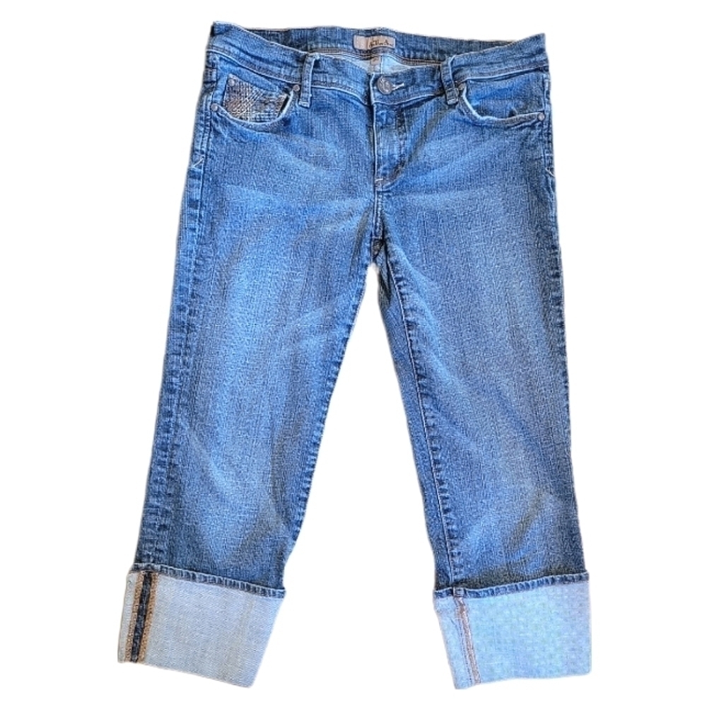 See Thru Soul Cropped Jeans